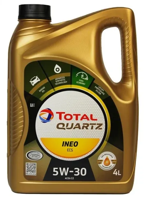 Моторное масло TOTAL Quartz Ineo ECS 5W-30 4л - фото