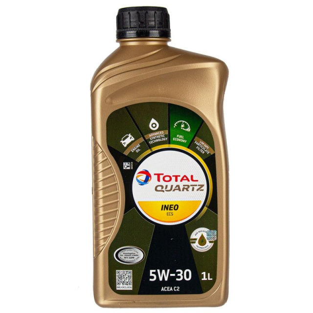 Моторное масло Total Quartz Ineo ECS 5W30 1л - фото