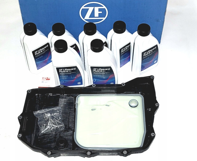 Набор ZF 1103.298.007 Фильтр АКПП, комплект +масло трансмиссионное ZF LIFEGUARDFLUID 8 7x1л. - фото