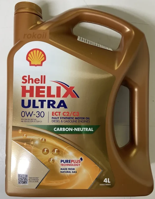 Моторное масло Shell Helix Ultra ECT C2/C3 0W-30 4л - фото4