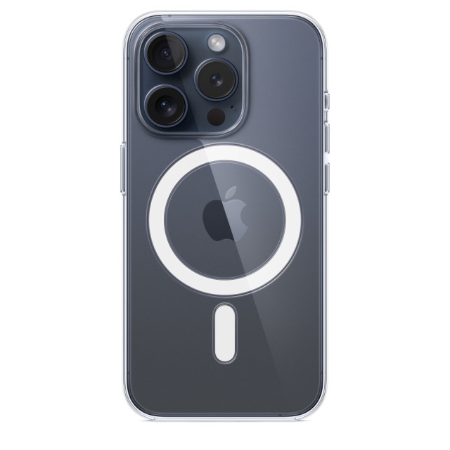 Чехол для телефона Apple MagSafe Clear Case для iPhone 15 Pro (прозрачный) MT233ZM/A - фото2