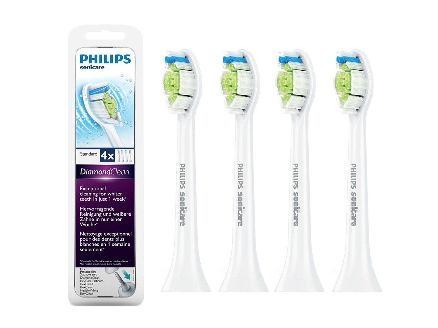 Насадки для зубной щетки Philips HX6064/07 - фото