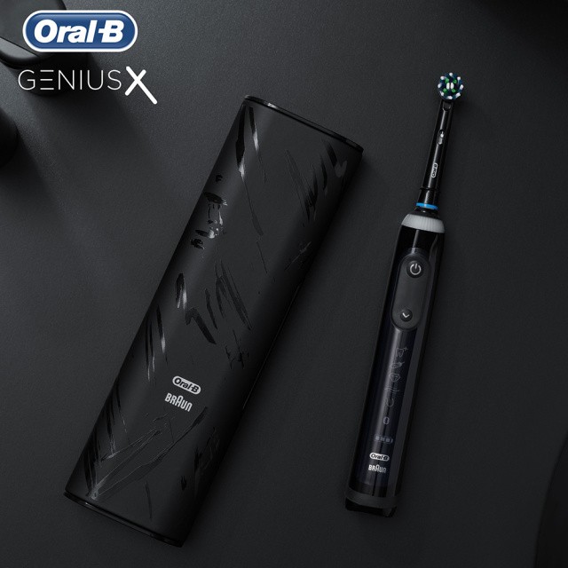 Электрическая зубная щетка Oral-B Genius X Special Edition D706.513.6X (черный) - фото2