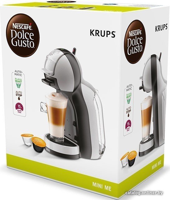 Кофеварка эспрессо Krups Mini Me KP123B - фото2