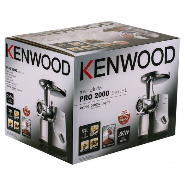 Мясорубка KENWOOD MG700 PRO2000 Excel - фото5