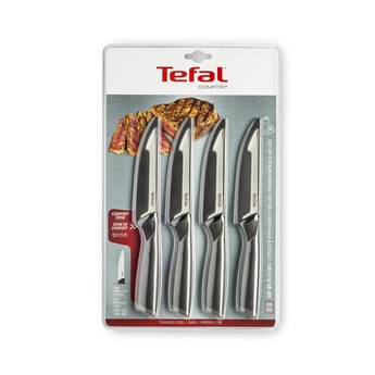 Кухонный нож (набор 4шт.) Tefal Comfort K221S414 - фото
