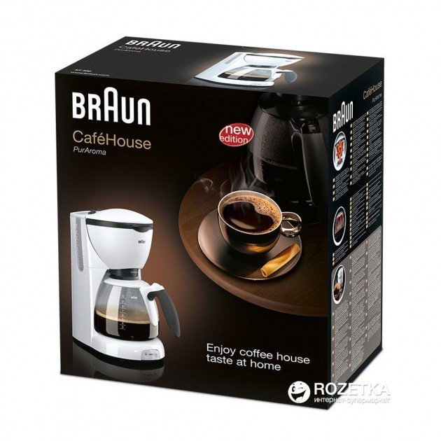 Капельная кофеварка Braun KF520/1 WH - фото2
