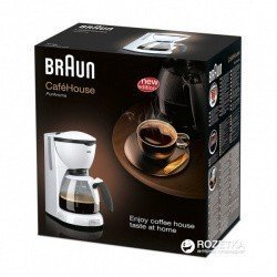 Капельная кофеварка Braun KF520/1 WH- фото2