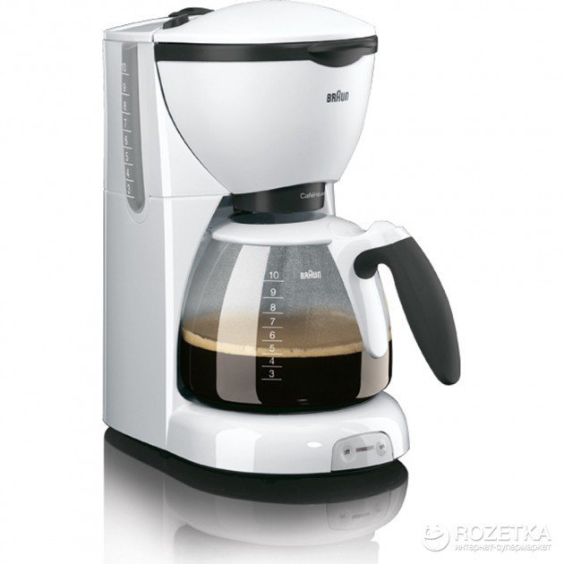 Капельная кофеварка Braun KF520/1 WH - фото