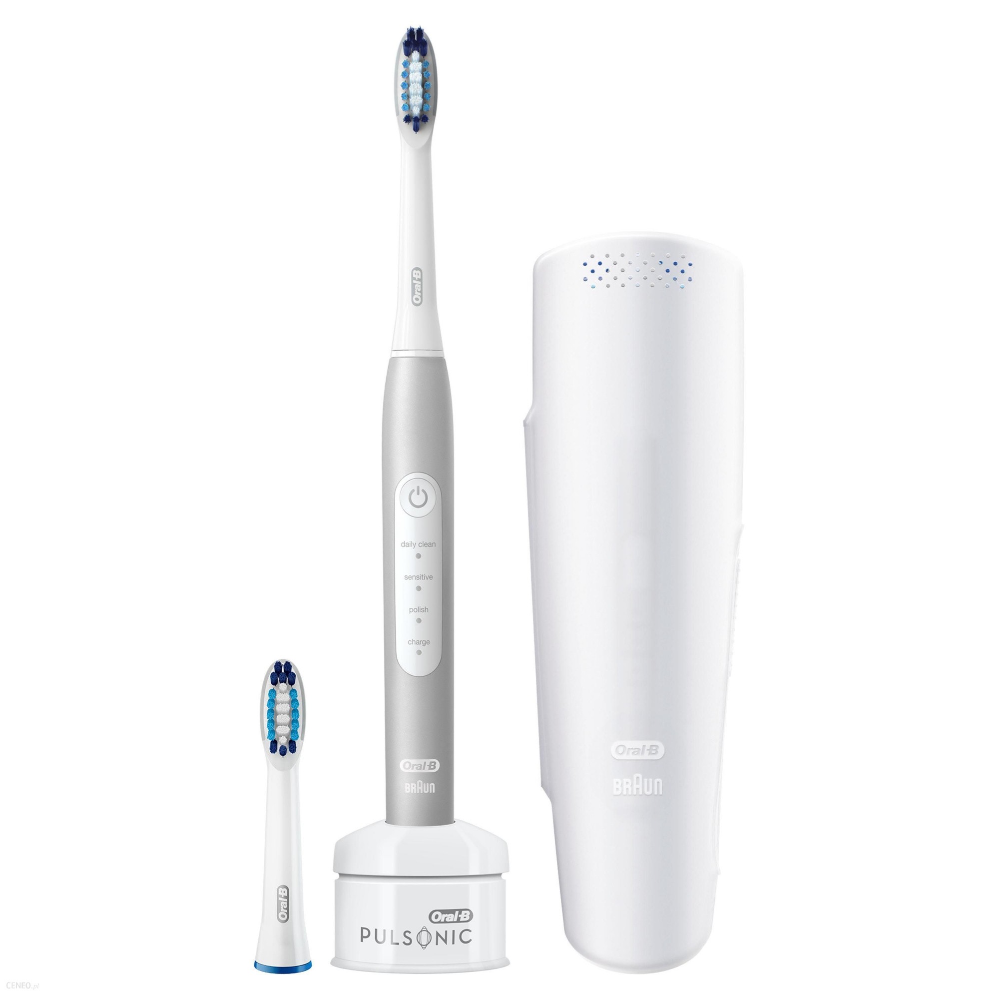 Электрическая зубная щетка Braun Oral-B Pulsonic Slim Luxe 4200 Platinum S411.523.3X - фото2