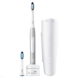 Электрическая зубная щетка Braun Oral-B Pulsonic Slim Luxe 4200 Platinum S411.523.3X- фото2