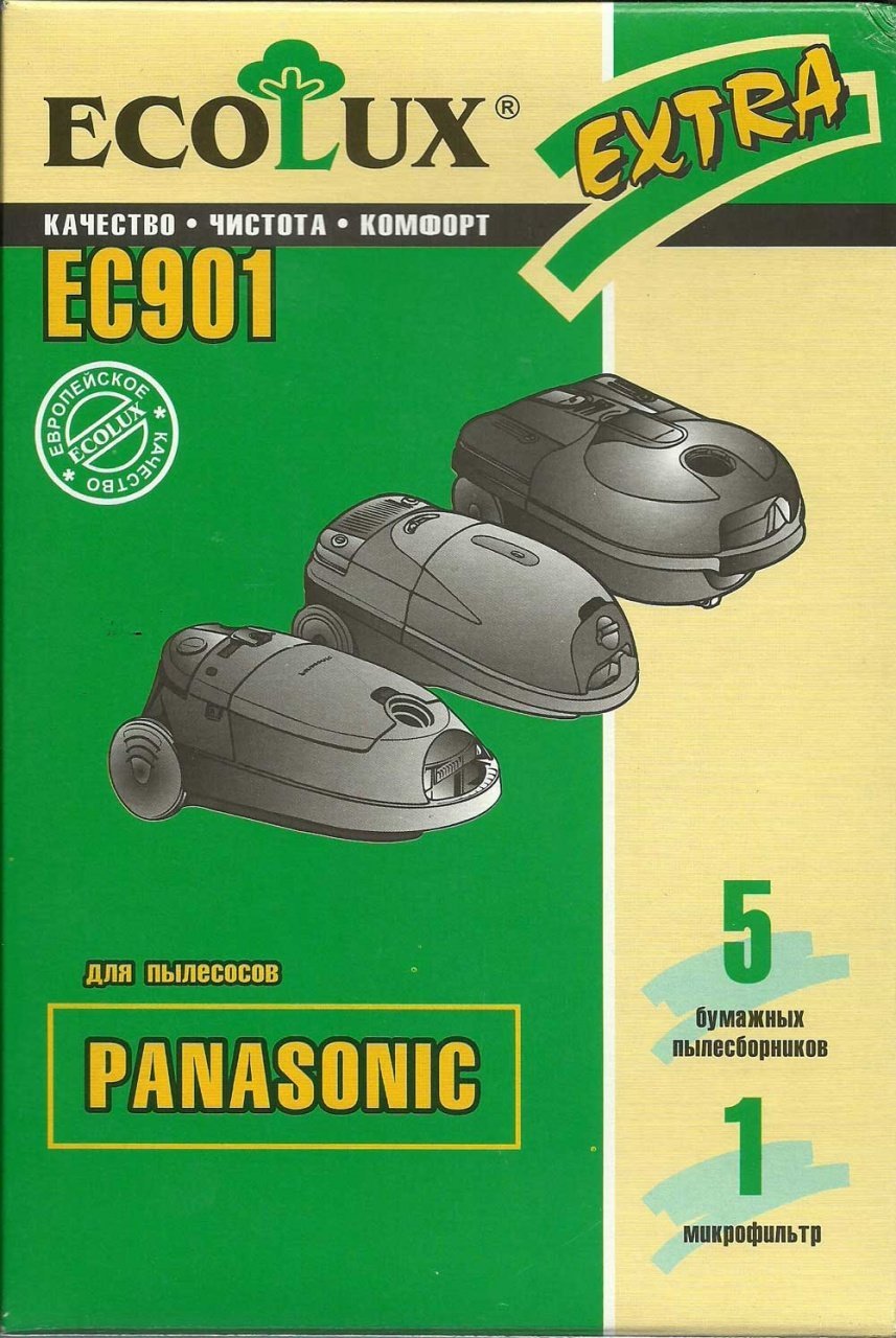 Мешки / пылесборники / пакеты к пылесосам Panasonic / EcoLux EC-901 / EC901 - фото