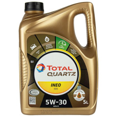 Моторное масло Total Quartz Ineo ECS 5W30 5л- фото
