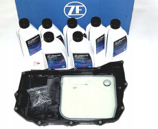 Набор ZF 1103.298.007 Фильтр АКПП, комплект +масло трансмиссионное ZF LIFEGUARDFLUID 8 7x1л.- фото