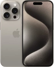 Смартфон Apple iPhone 15 Pro 256GB (природный титан)- фото