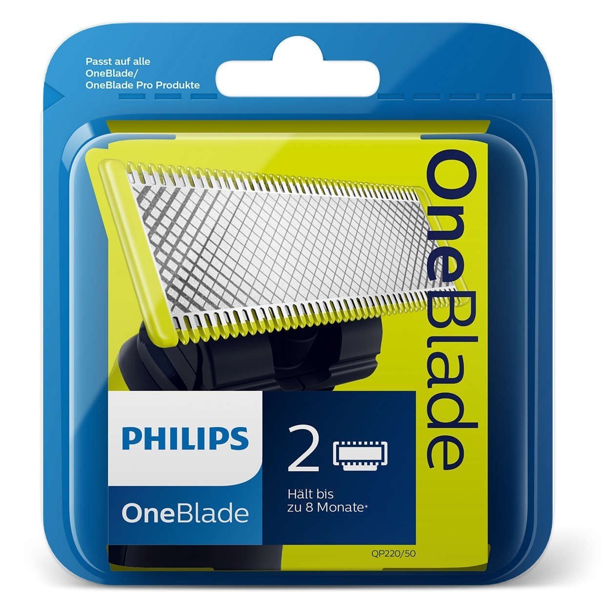 Сменное лезвие Philips QP220/50 для OneBlade и OneBlade Pro - фото2