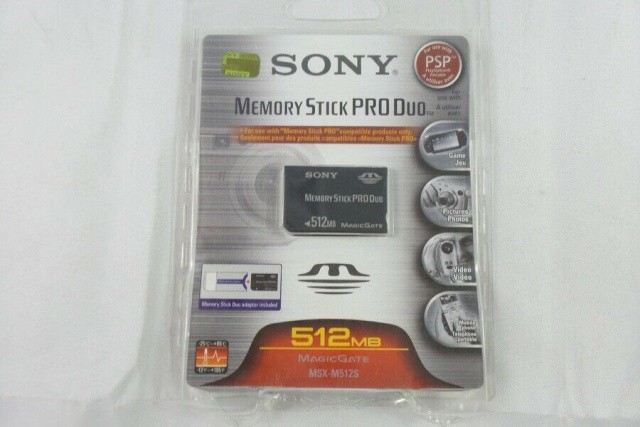 Карта памяти Sony Memory Stick PRO Duo 512Mb MSX-M512S - фото2