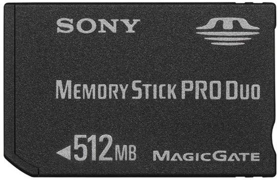 Карта памяти Sony Memory Stick PRO Duo 512Mb MSX-M512S - фото