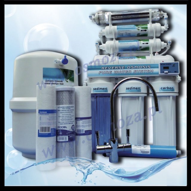 Global Water RO7 TDS. Система для очистки воды. Обратный осмос. 7 ступеней очистки, минерализация воды. - фото