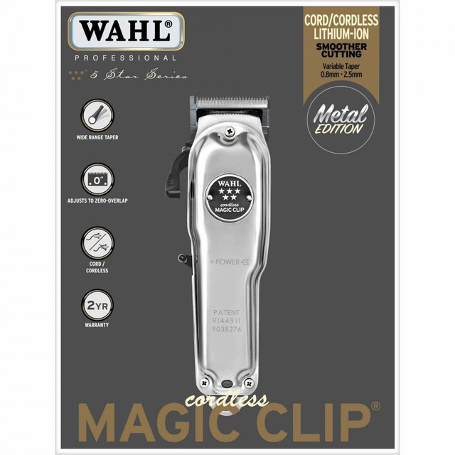 Машинка для стрижки Wahl Magic Clip Cordless Metal Edition 8509-016 - фото3