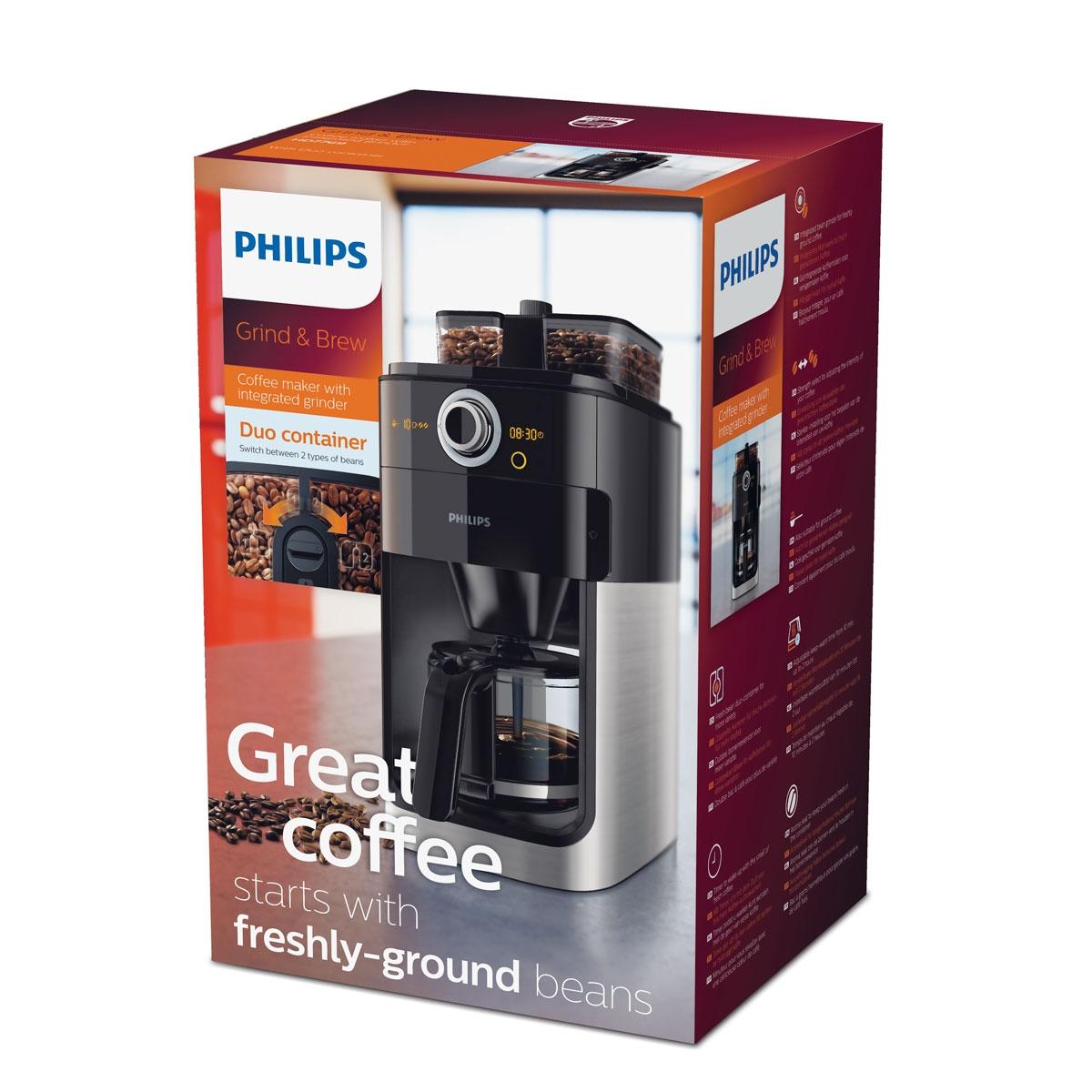 Кофемашина Philips Grind & Brew HD7769 - фото5