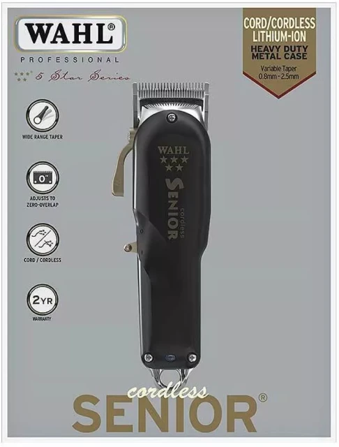 Машинка для стрижки волос Wahl Senior Cordless 8504-2316H - фото8