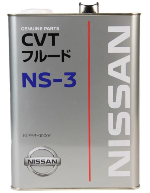 Трансмиссионное масло Nissan CVT NS-3 KLE5300004 4л. - фото