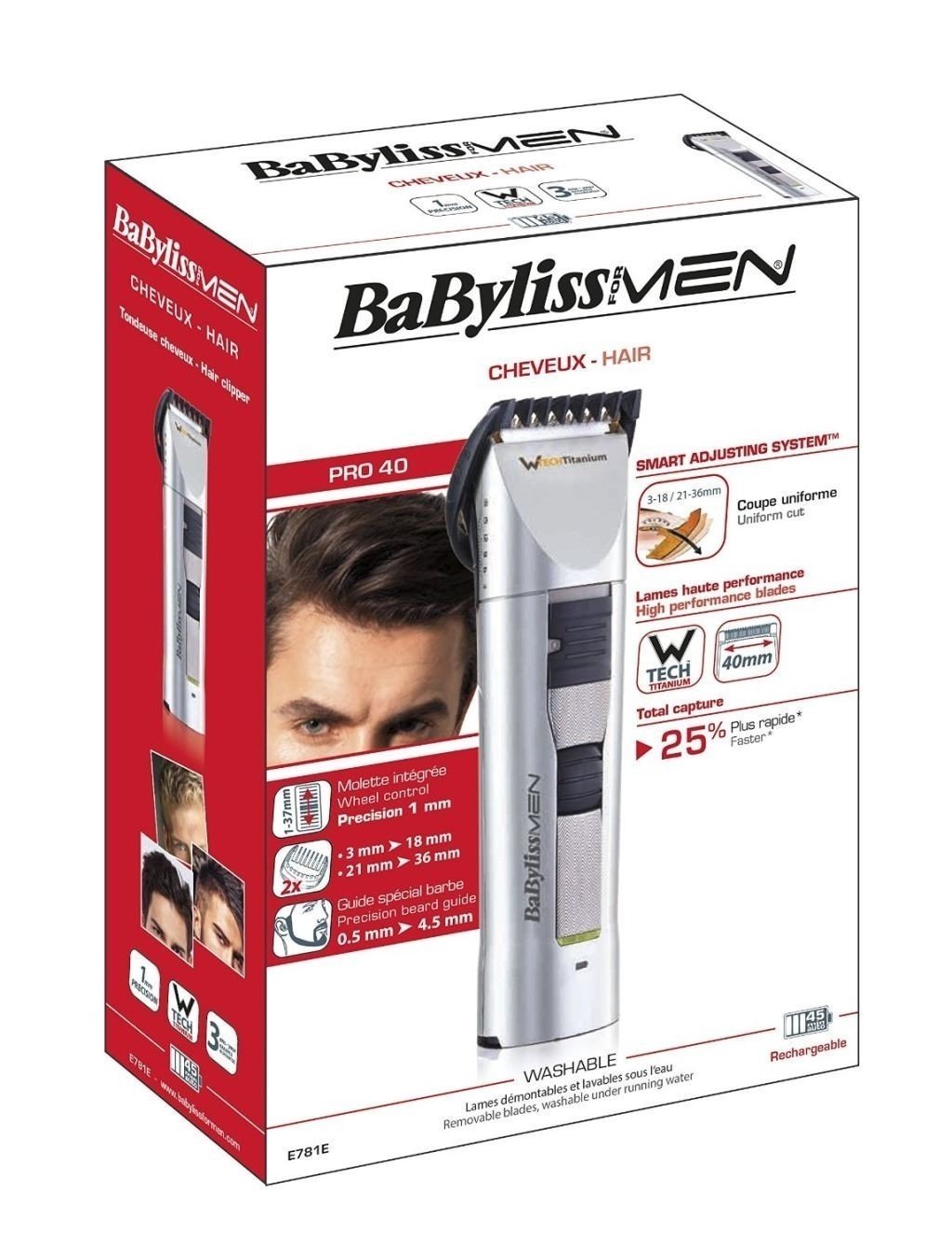 Машинка для стрижки BaByliss E781E - фото2