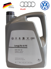 Моторное масло Volkswagen Longlife III FE 0W-30 5л.- фото