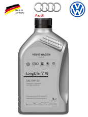 Моторное масло Volkswagen Longlife IV FE 0W-20 1л. GS60577M2EUR- фото
